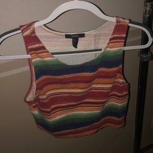 Cute rainbow crop top